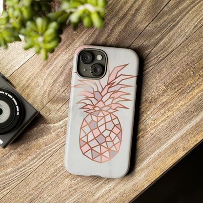 Pineapple Rose Gold - Protective Phone Case