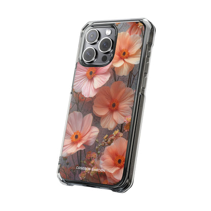 Serene Botanical Blooms - Clear Impact iPhone 15 Phone Case