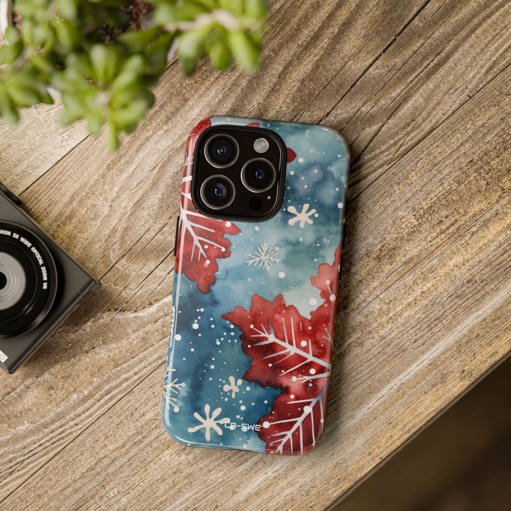 Winter Leaves Dance - iPhone Case