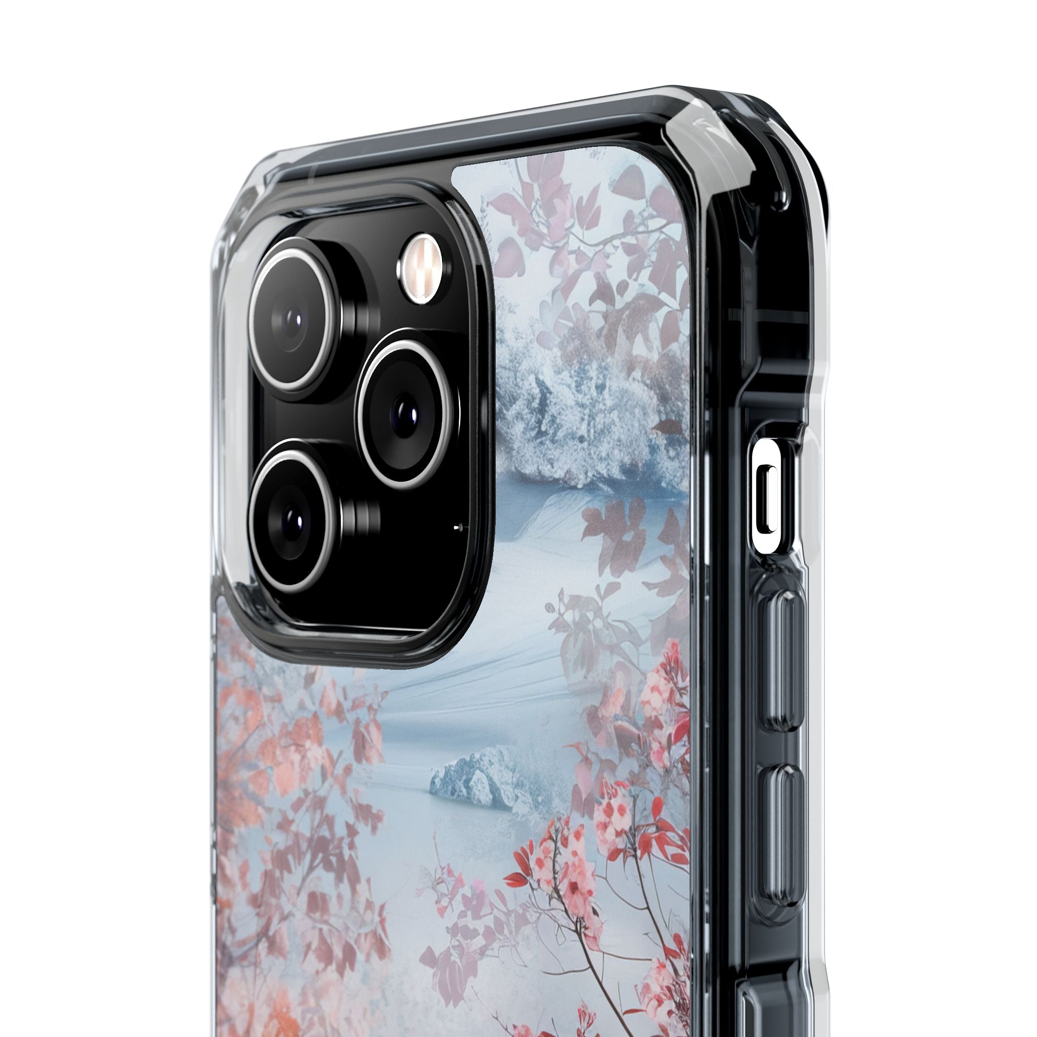 Floral Serenity Case - Clear Impact iPhone 14 Phone Case