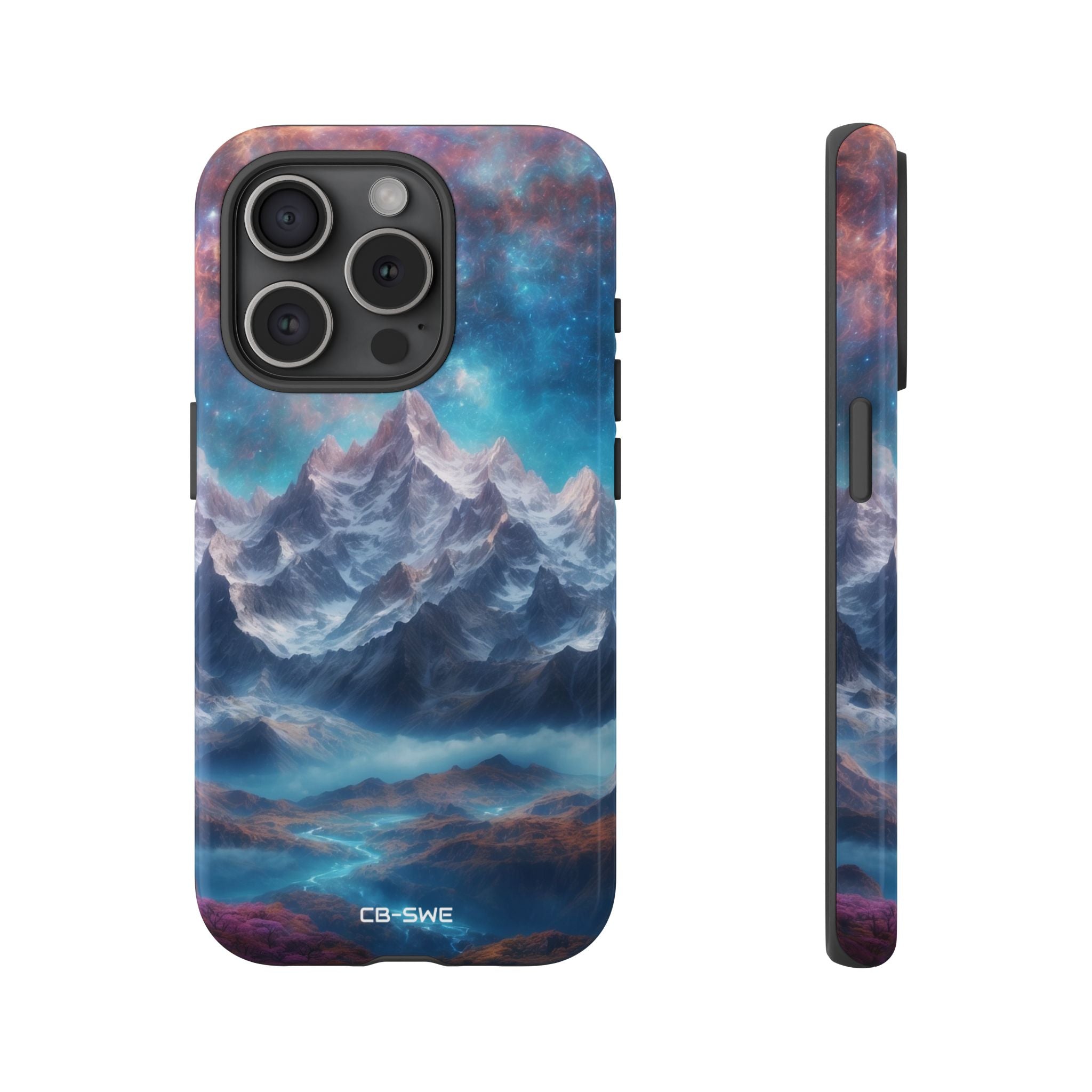 Celestial Mountains Rise - iPhone Case