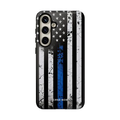 Blue Stripe Flag Samsung S24 Plus Case - Tough