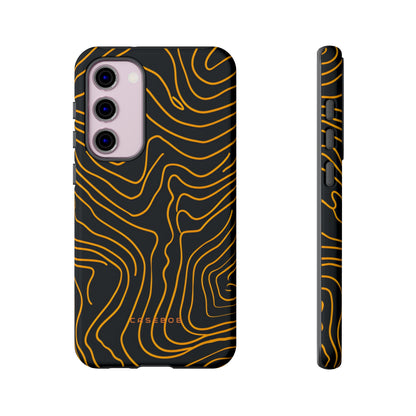 Linear Yellow Chic - Protective Phone Case