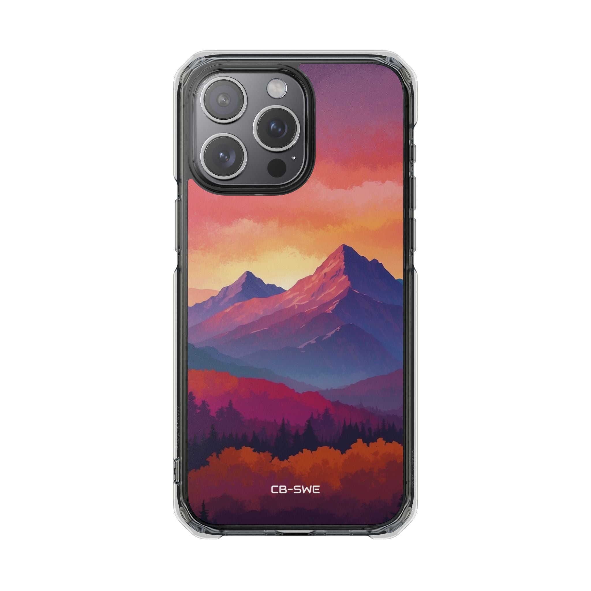 Mountain Peaks Rise iPhone Case - Impact