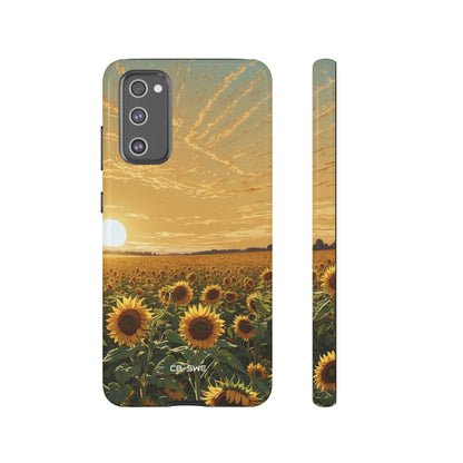 Sunflowers Embrace Sunset - Samsung Case