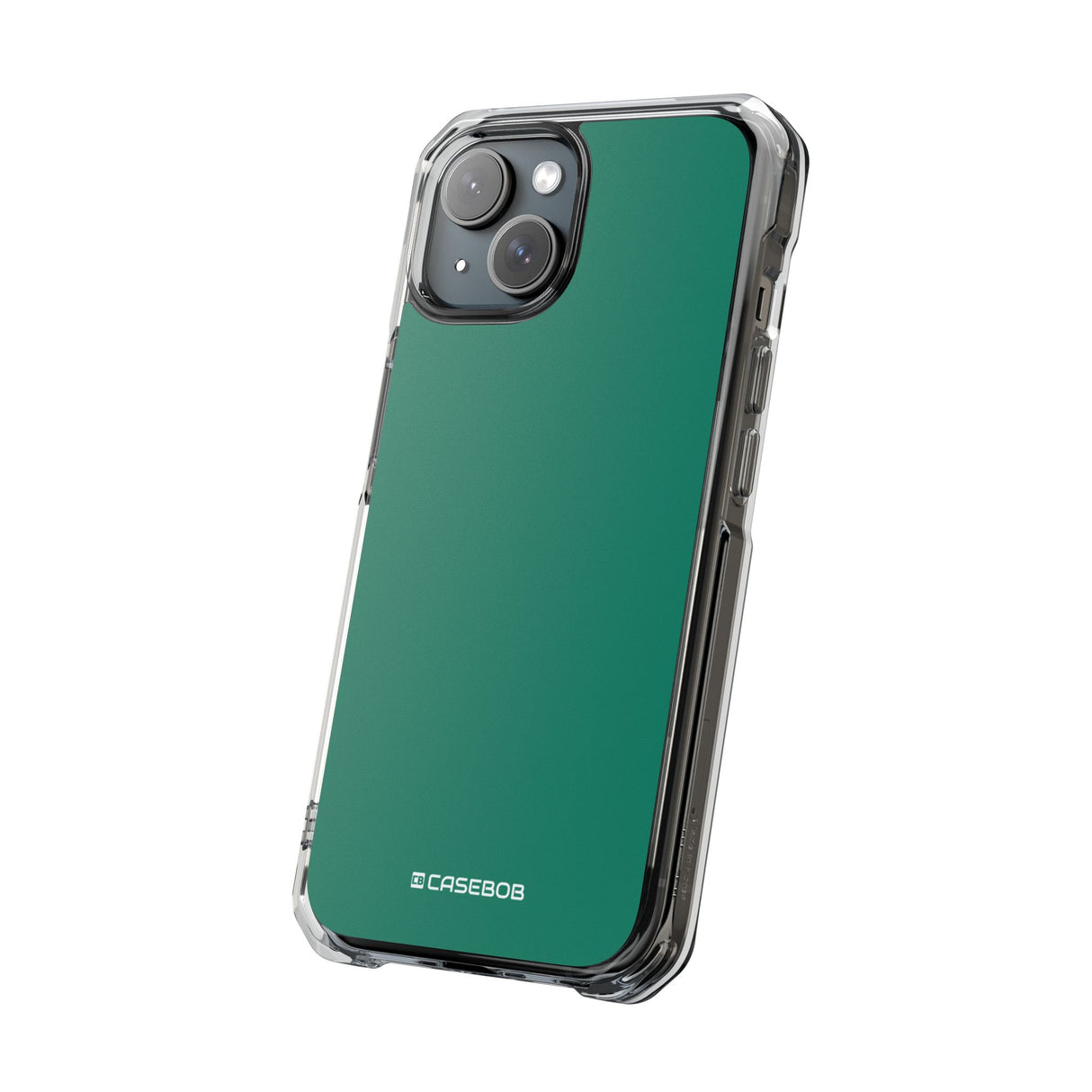 Generisches Viridian | Handyhülle für iPhone (Clear Impact Case – magnetisch) 