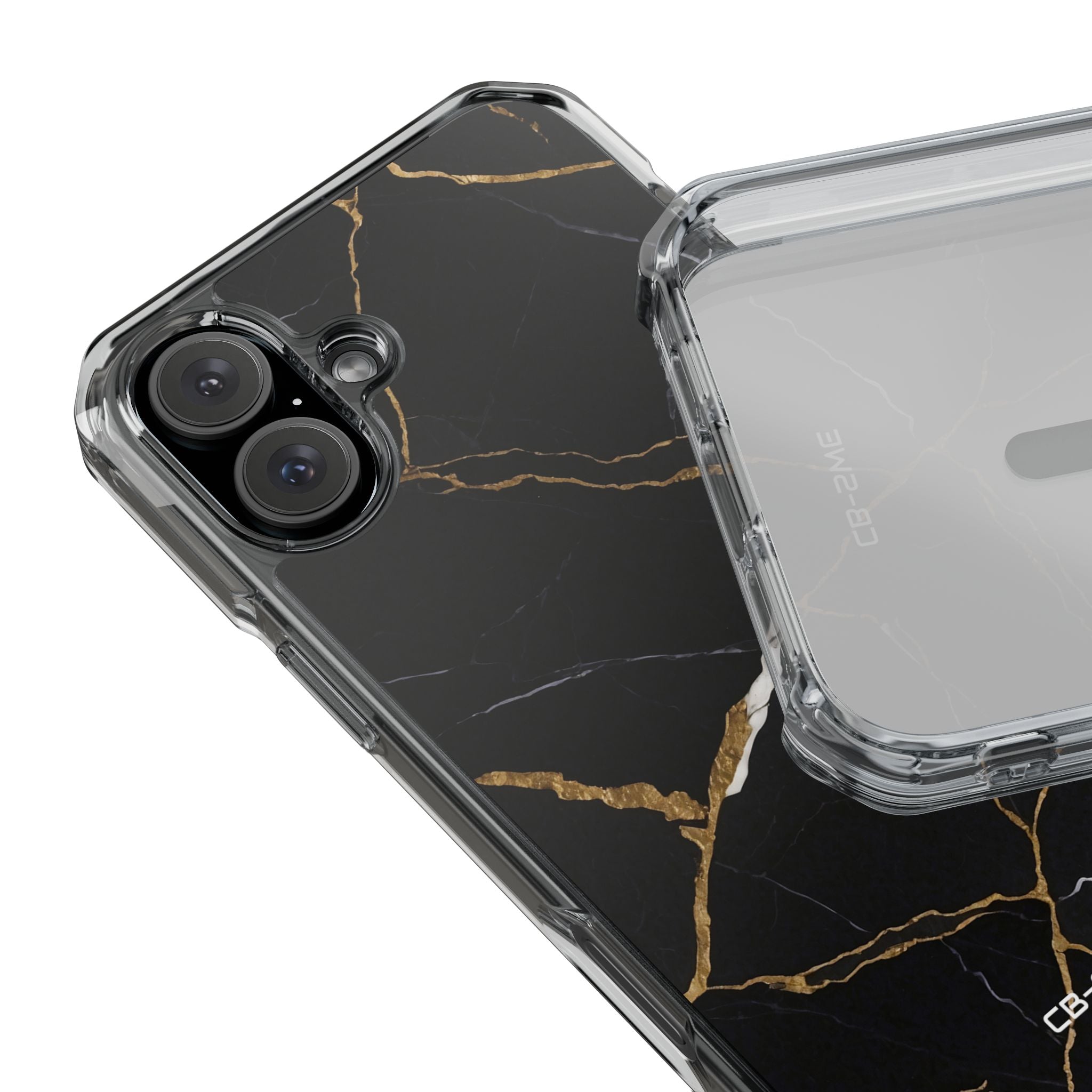 Golden Veins Emerge iPhone Case - Impact