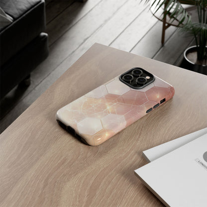Hexagons Reflect Light - iPhone Case