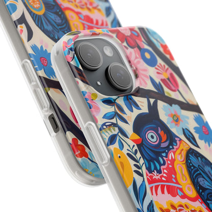 Owl Bloom iPhone 15 Case - Soft