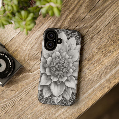 Celestial Mandala in Monochrome - for iPhone 16