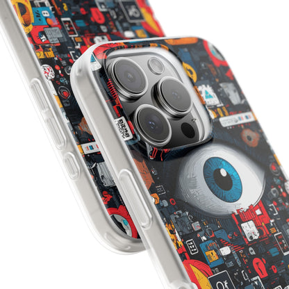Digital Eye Blue iPhone 16 Pro Case - Soft