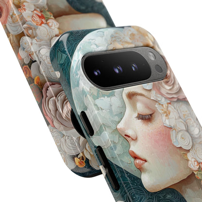 Moon Embraces Flowers - Google Pixel Case