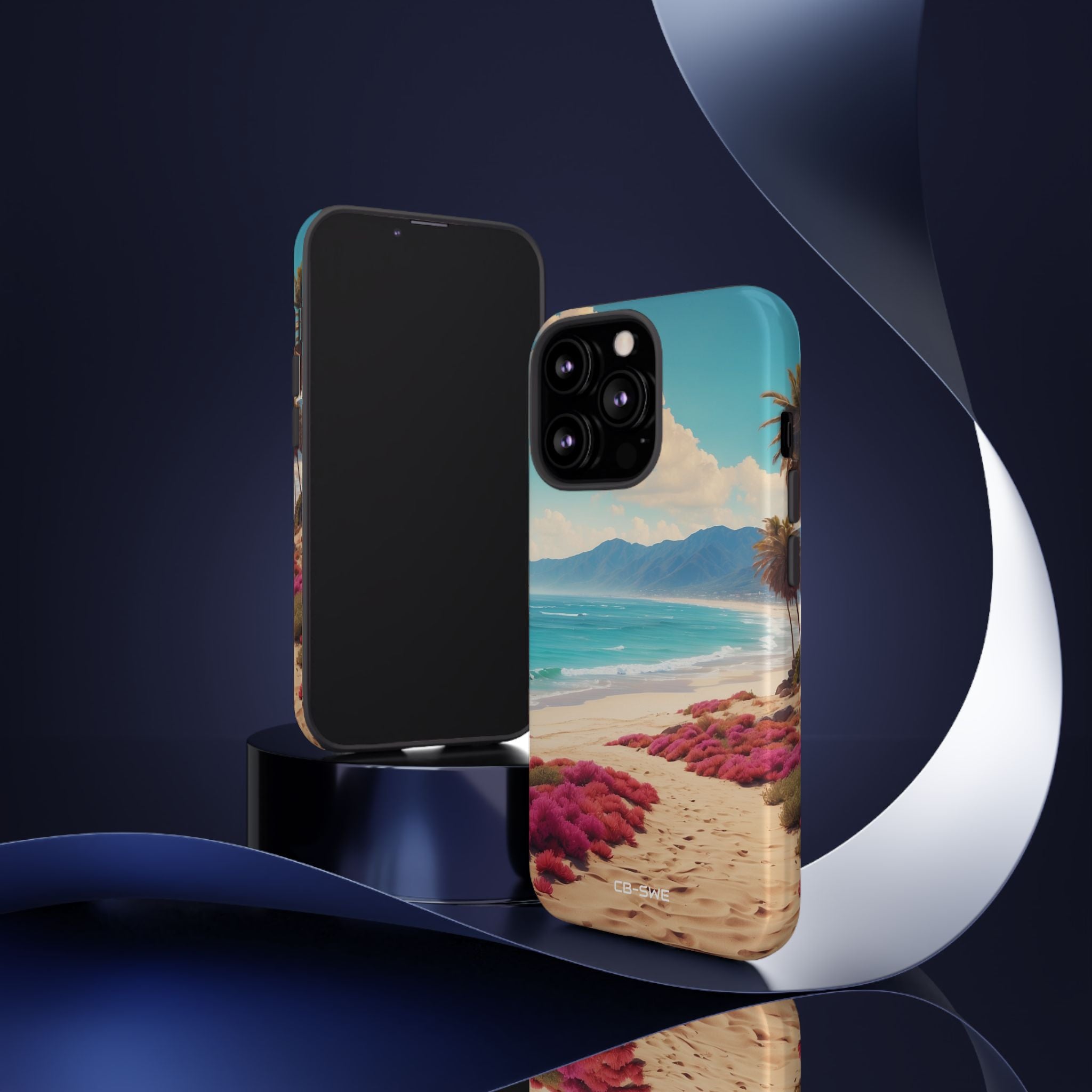 Footprints Trace Sand - iPhone Case