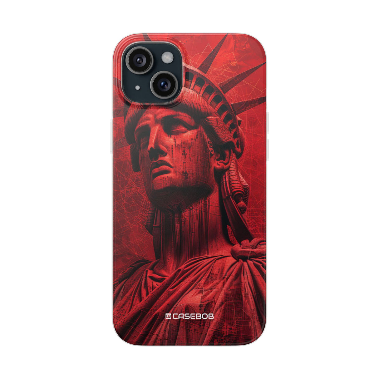 Red Liberty Revolution | Flexible Phone Case for iPhone