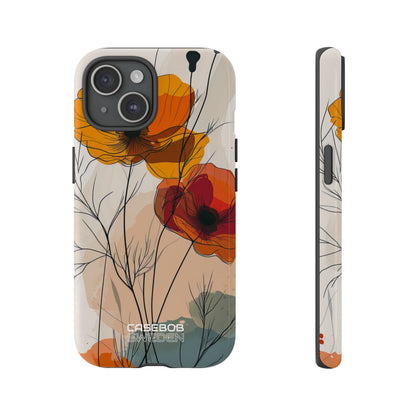 Golden Bloom Dance iPhone 15 - Resistente