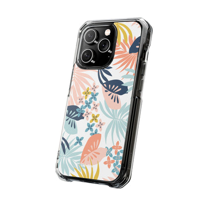 Tropical Foliage Blooms iPhone Case - Impact