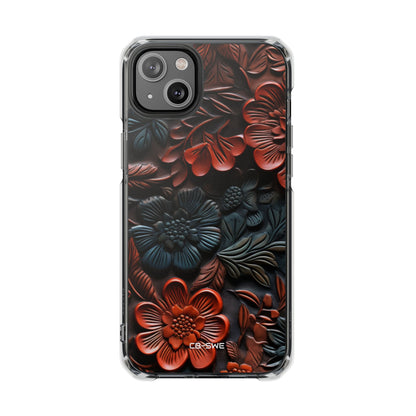 Sculpted Floral Elegance iPhone Case - Impact