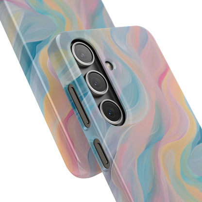 Dreamy Pastel Swirls - Slim Samsung S24 Phone Case