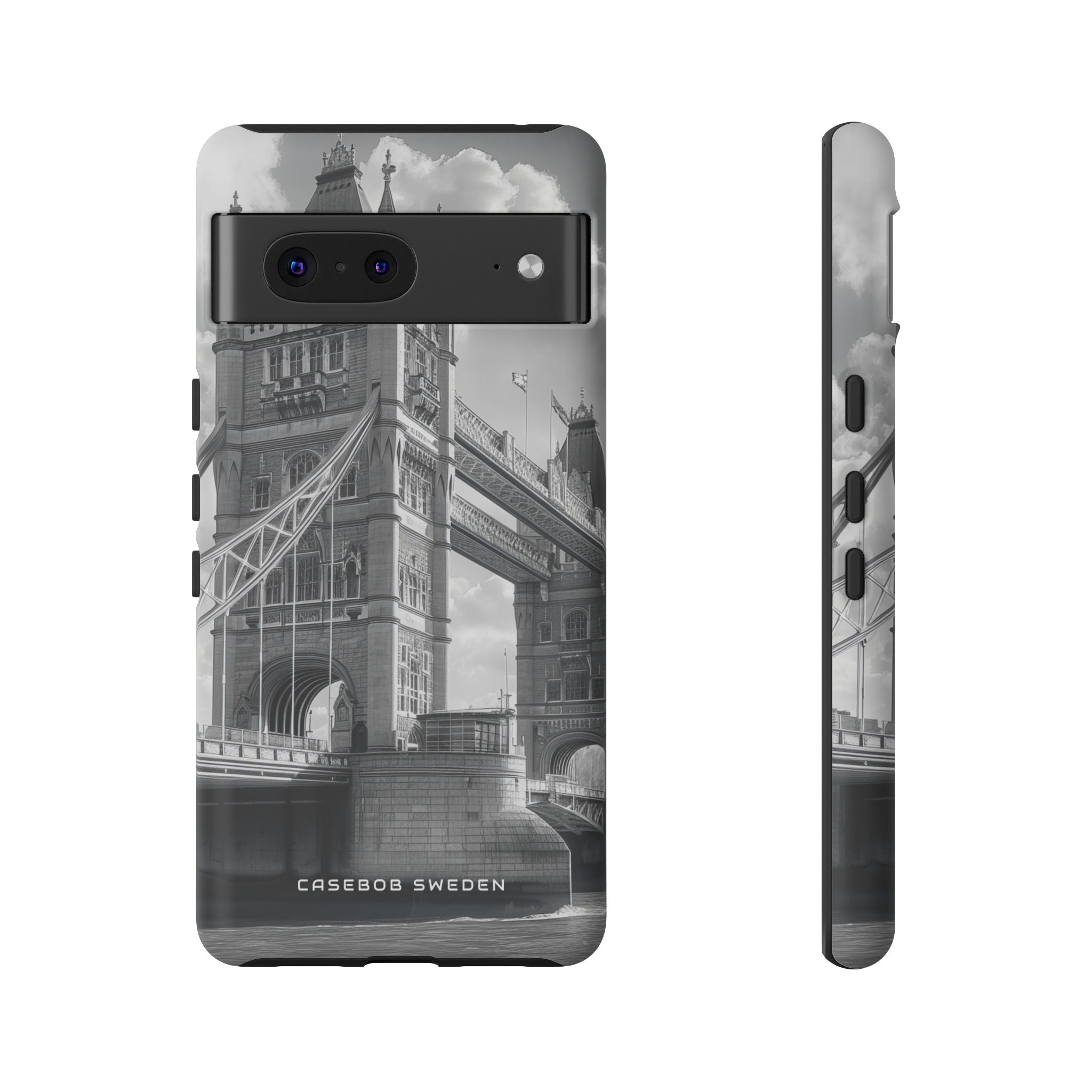 Tower Bridge Monochrome Architecture Study Google Pixel 7 - Tough Phone Case