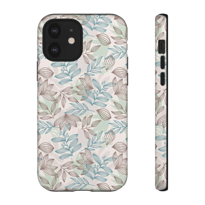 Minty Leaf - Protective Phone Case