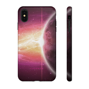 Purple Planets in Space - Protective Phone Case