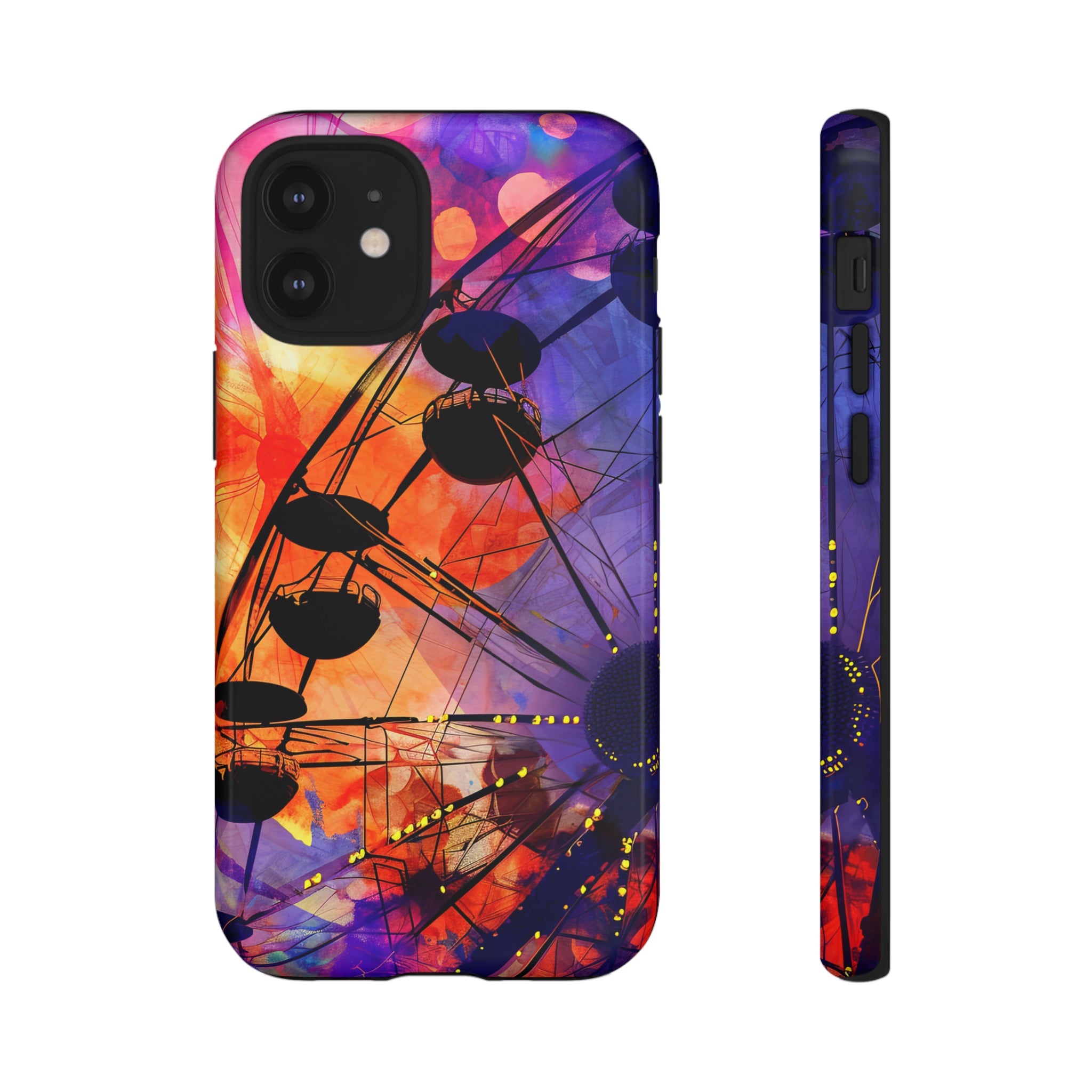 Romantic Ferris Wheel Delight - Protective Phone Case