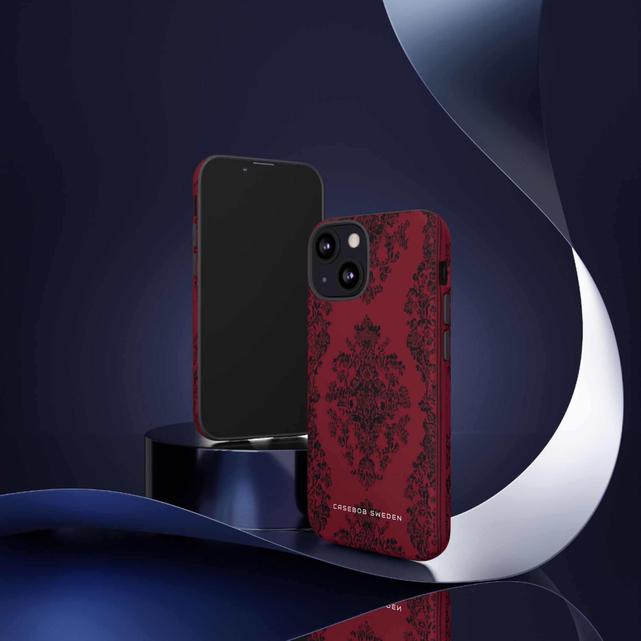 Gothic Crimson Elegance iPhone 13 - Tough Phone Case