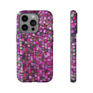 Purple Mosaic - Protective Phone Case