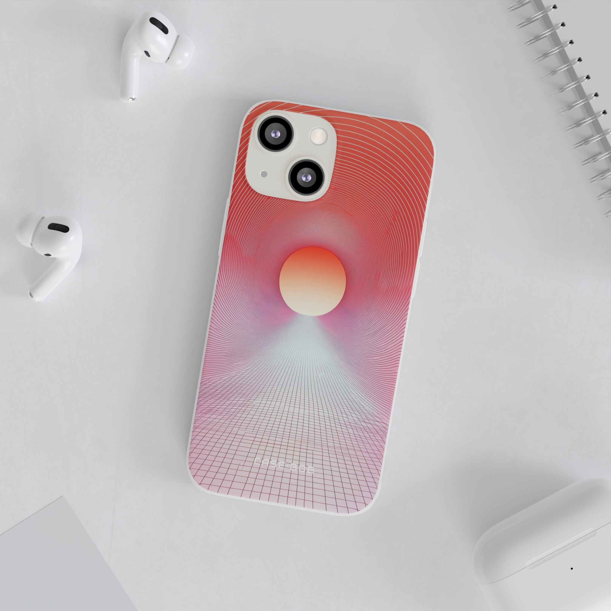 Orange Portal iPhone 13 mini Case - Soft