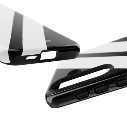Diagonal Bands Noir Samsung S24 Case - Tough