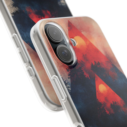 Red Sky Serenity - Flexi iPhone 16 Phone Case