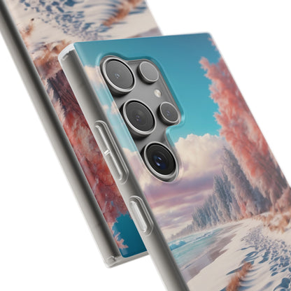 Snowy Footprints Samsung S24 Ultra Case - Soft