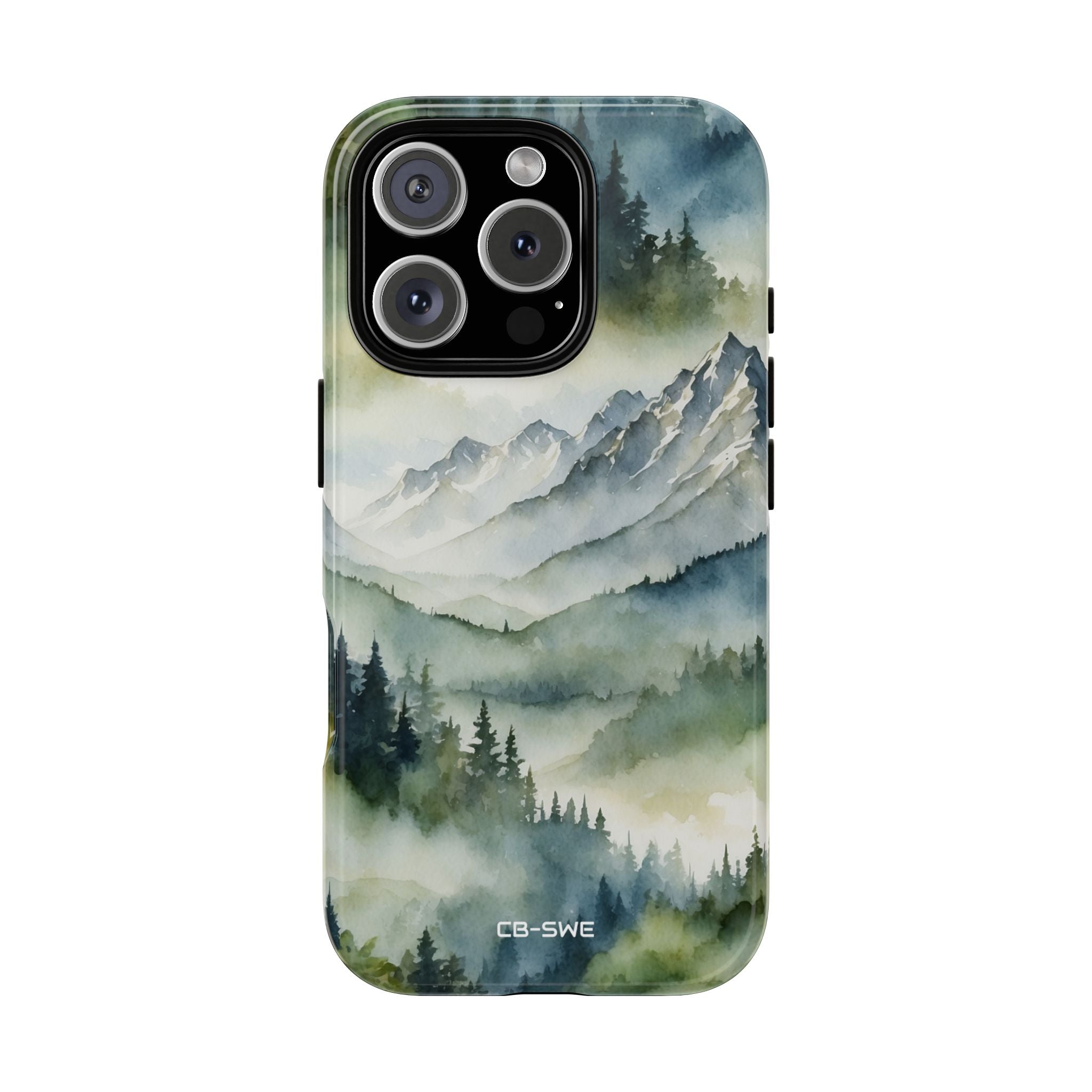 Misty Peaks Emerge - iPhone Case