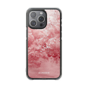 Pantone Rose Design | Handyhülle für iPhone (Clear Impact Case – magnetisch) 