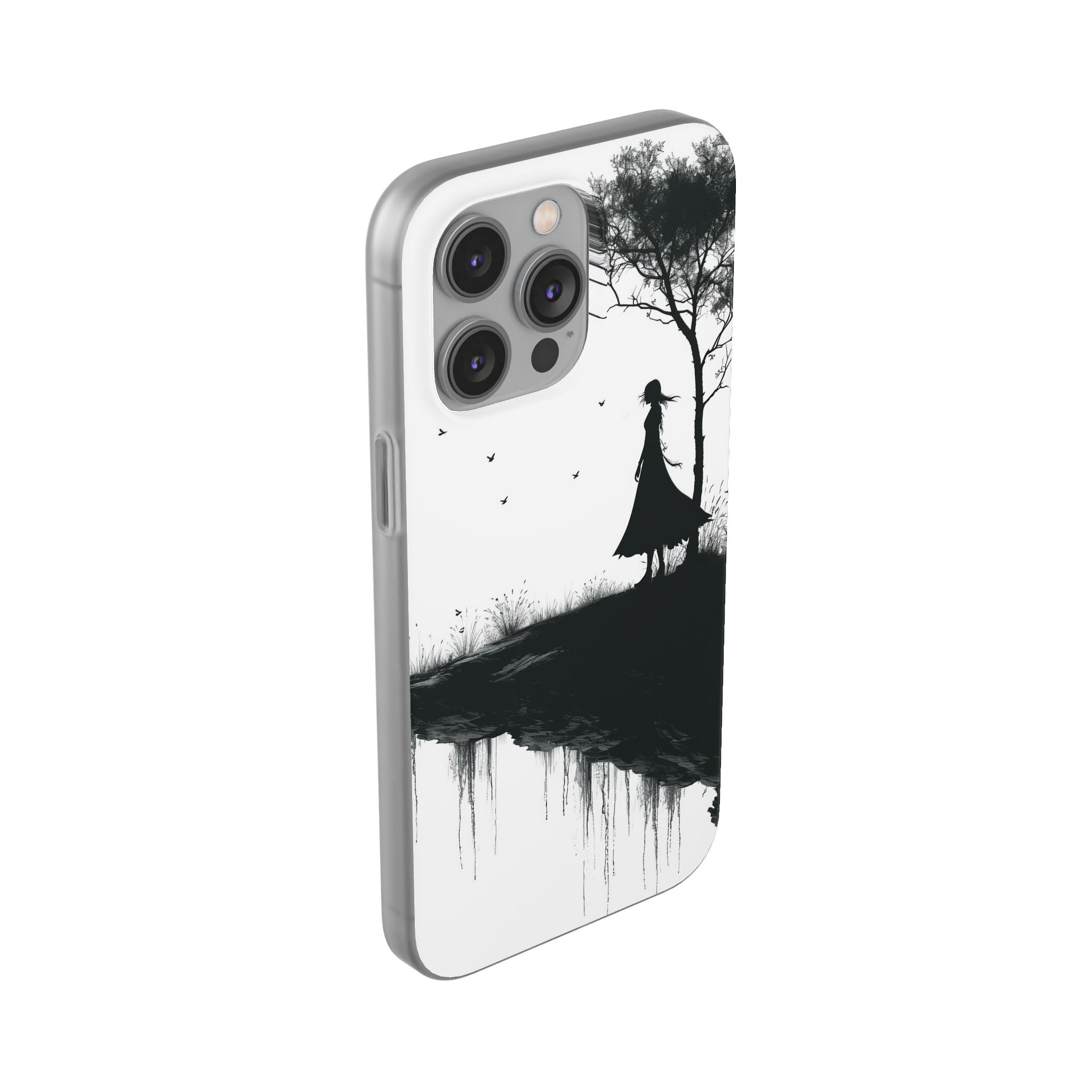 Cliffside Silhouette iPhone 14 Pro Max Case - Soft