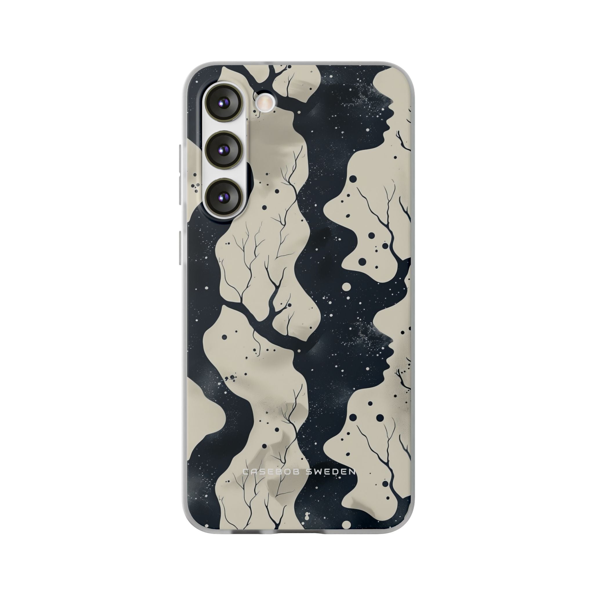 Organic Fluid Silhouettes with Cosmic Depth Samsung S23 - Flexi Phone Case