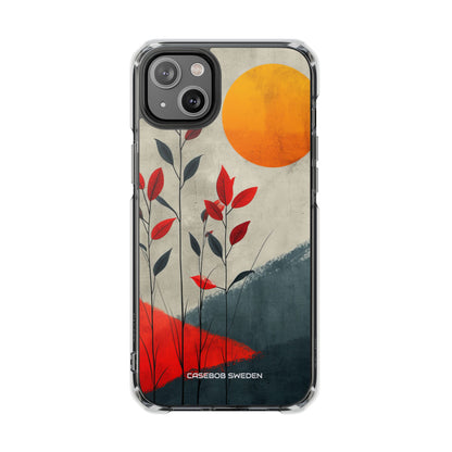 Gray Sunscape - Clear Impact iPhone 14 Phone Case