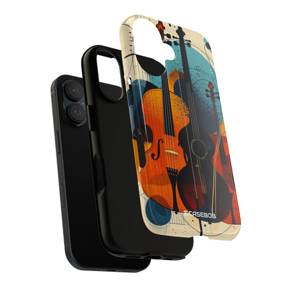 Vibrant Symphony: Abstract Music Art - for iPhone 16