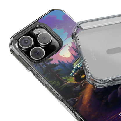 Sunset Forest Drive iPhone Case - Impact