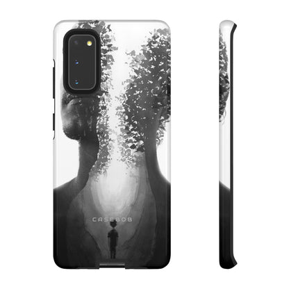 Line Art Love - Protective Phone Case