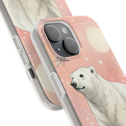 Polar Bear Dream iPhone 15 Case - Soft