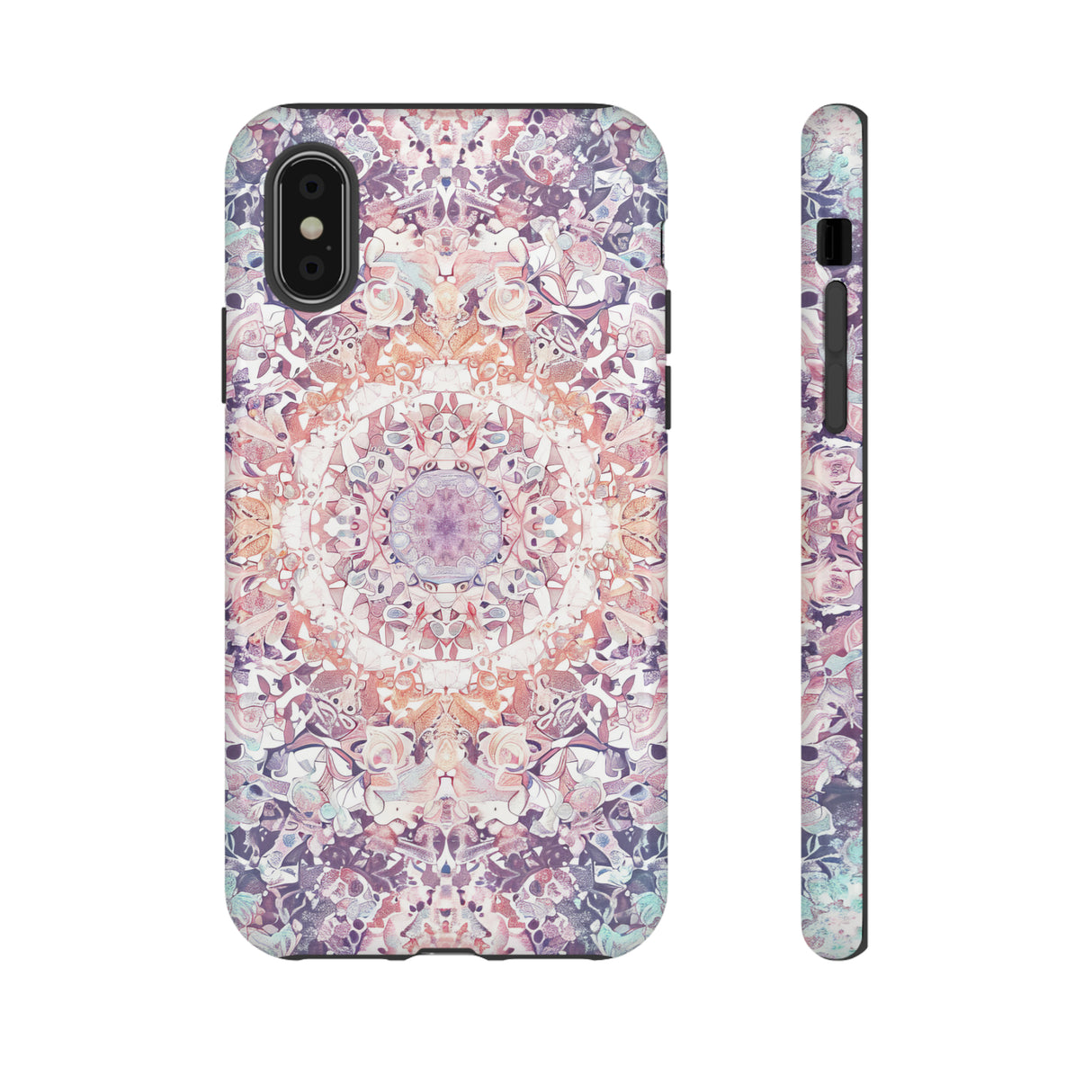 Symmetric Mandala Harmony - Protective Phone Case