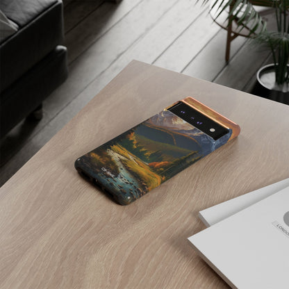 Mountain Reflections Glimmer - Google Pixel Case