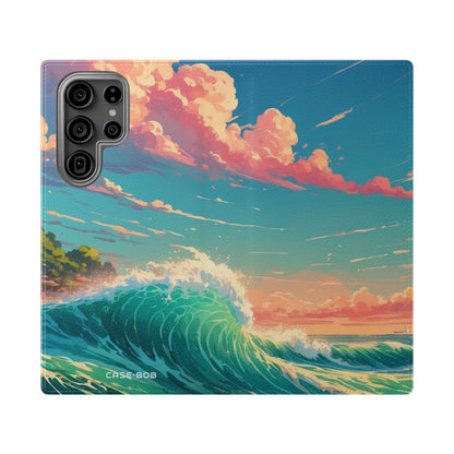 Sunset Wave - Samsung S23 Ultra Case - Wallet