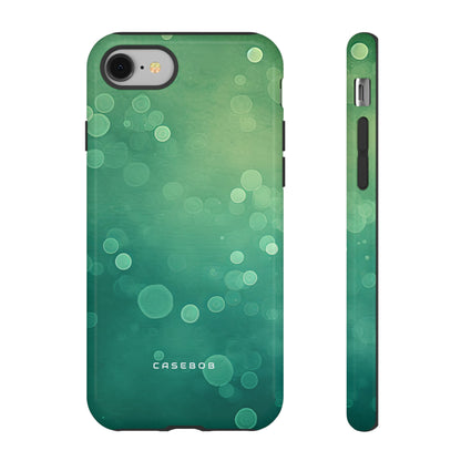 Green Dot Matrix - Protective Phone Case