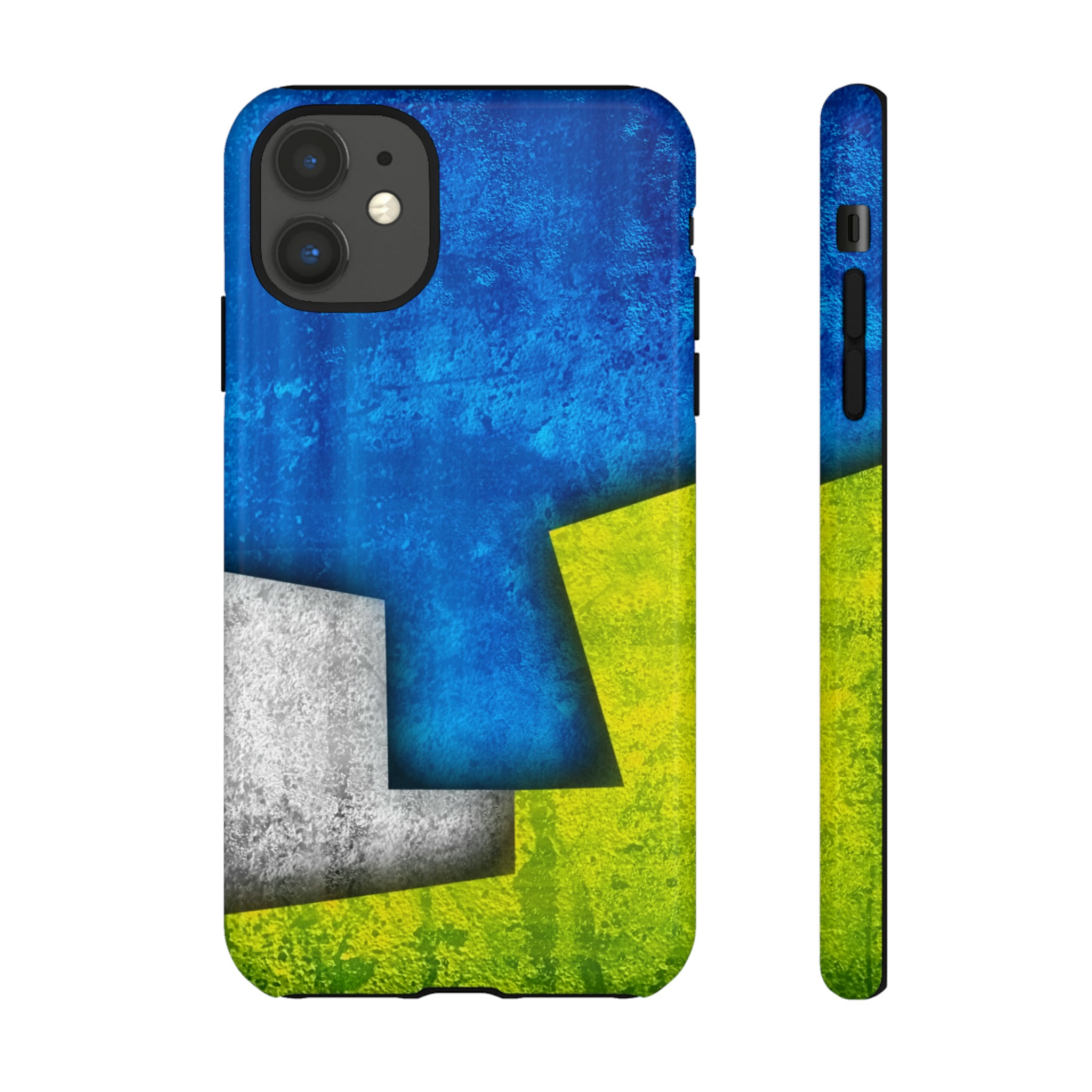 Blue Abstract Art - Protective Phone Case