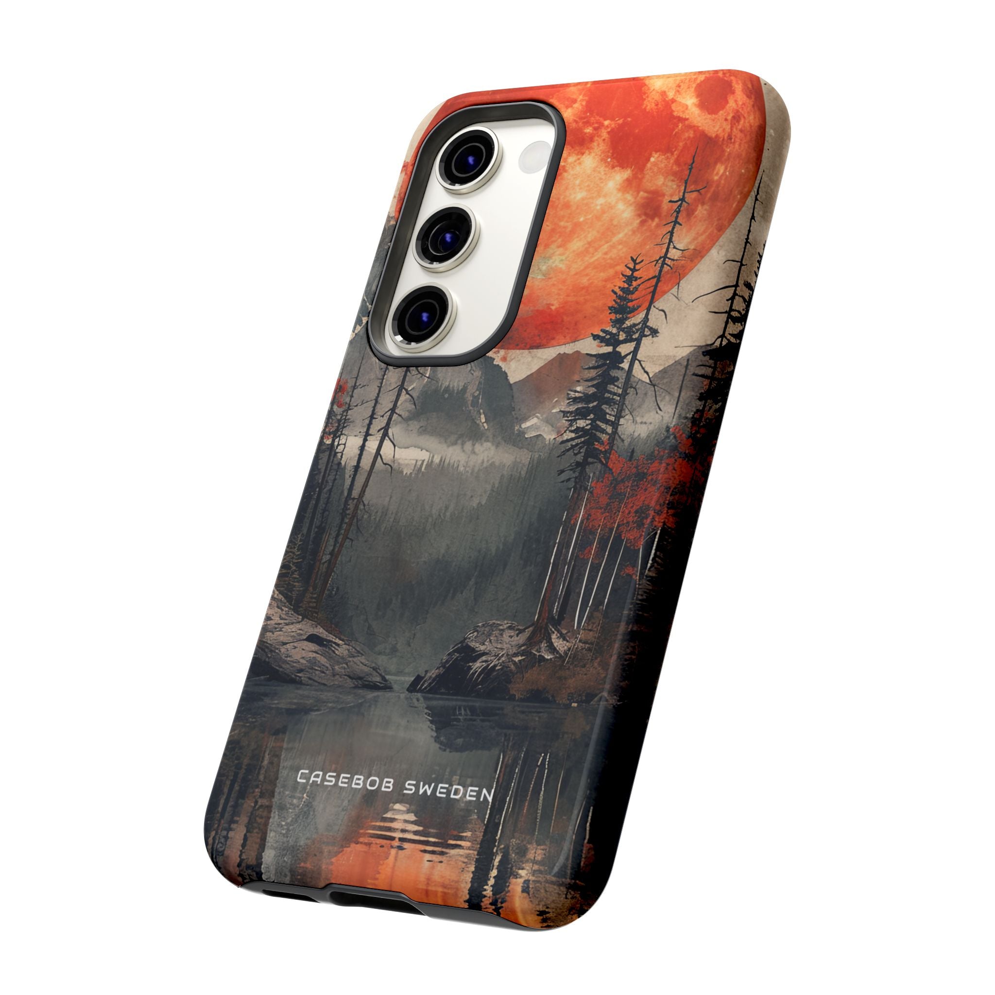 Celestial Glow Over Reflective Landscape Samsung S23 - Tough Phone Case