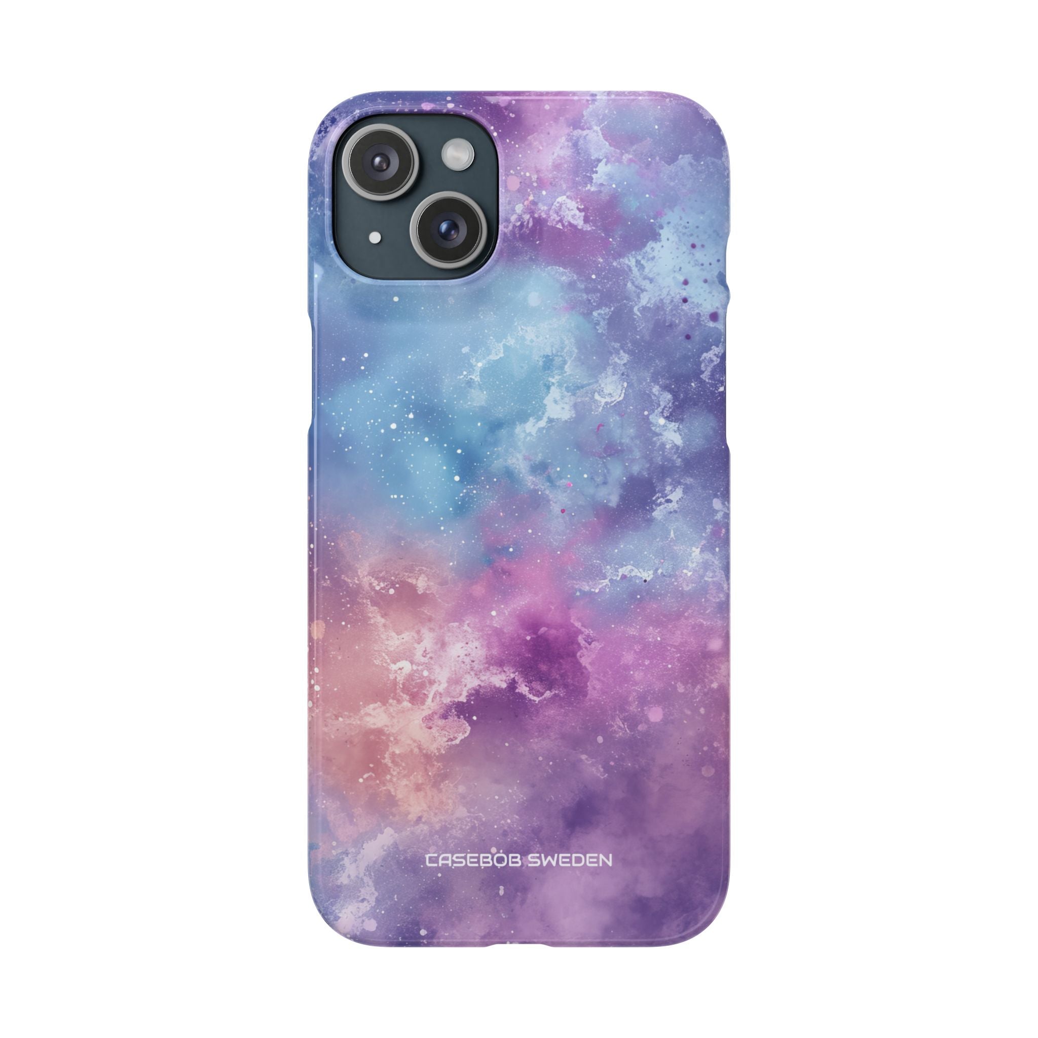 Cosmic Nebula Swirls - Slim iPhone 15 Phone Case