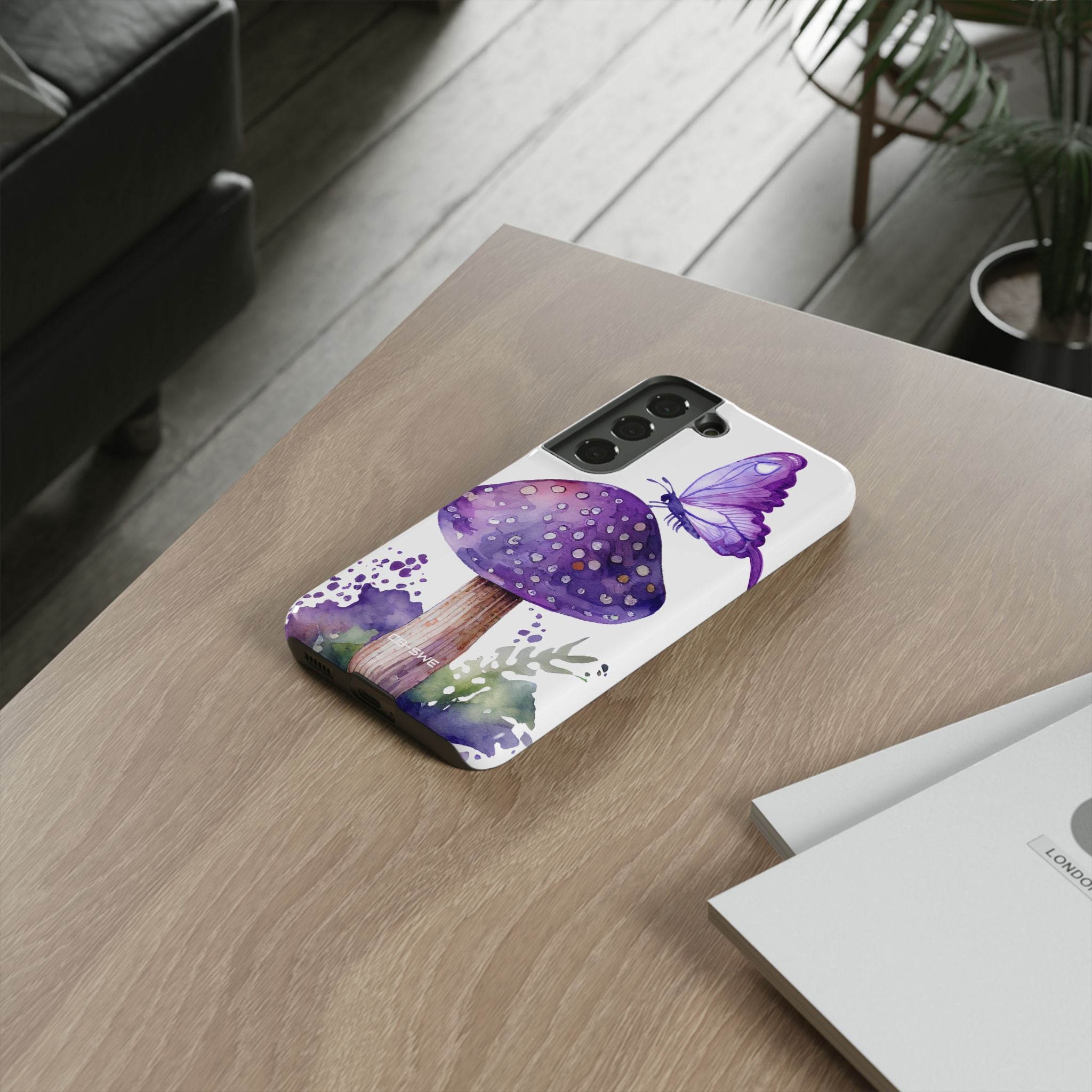 Whimsical Butterfly Perch - Samsung Case