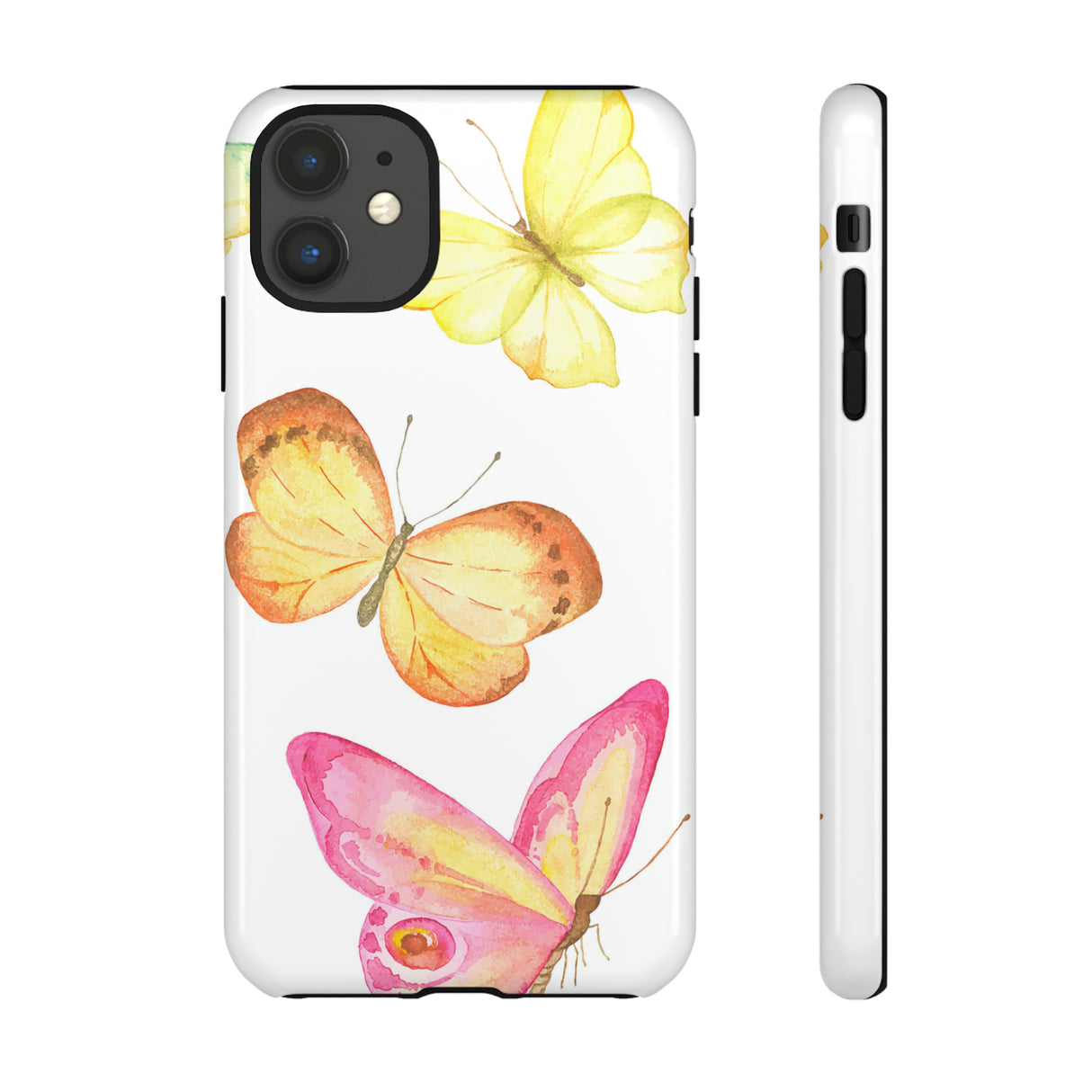 Watercolor Butterflyes - Protective Phone Case